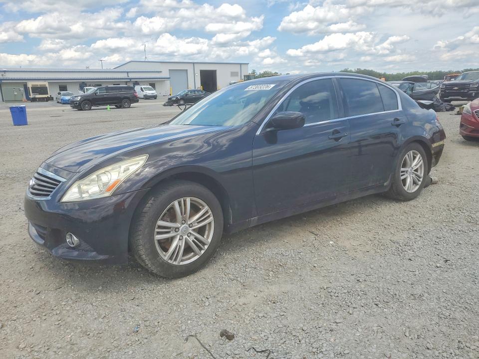 2012 Infiniti G VIN JN1CV6AR6CM676273 COPART salvage auction — SIDE, NC - SALVAGE CERTIFICATE OF TITLE, sold $225 on 2026-07-27 (photo 1)