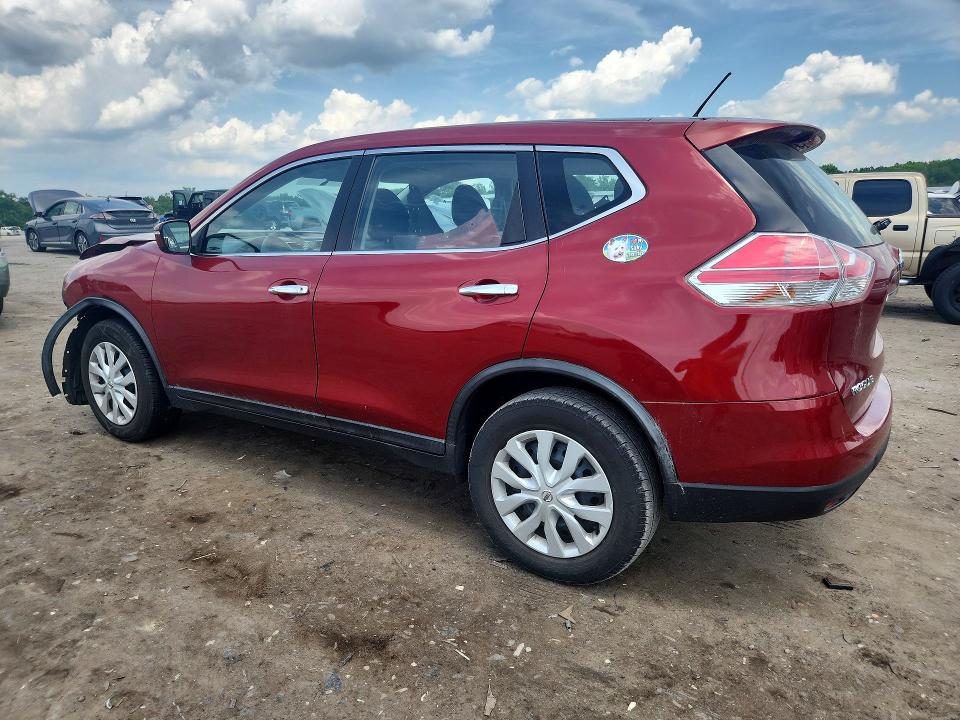 2015 Nissan Rogue VIN KNMAT2MV5FP527514 COPART salvage auction — FRONT END, Va - Cert Of Title - Salvage, sold $1,050 on 2026-07-15 (photo 2)
