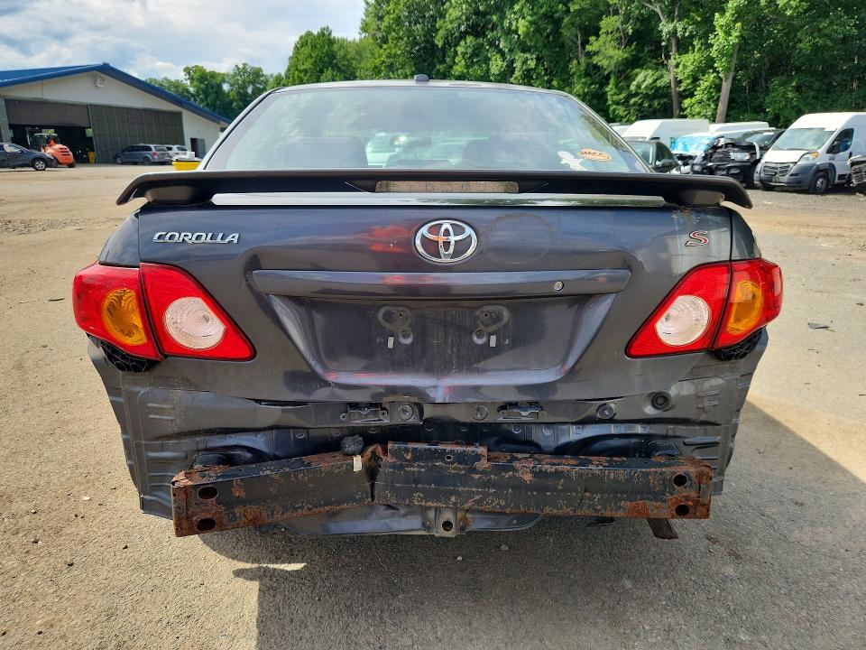 2010 Toyota Corolla VIN 2T1BU4EE4AC244881 COPART salvage auction — REAR END, Ma - Cert Of Title-Salvage, sold $1,950 on 2026-07-02 (photo 6)