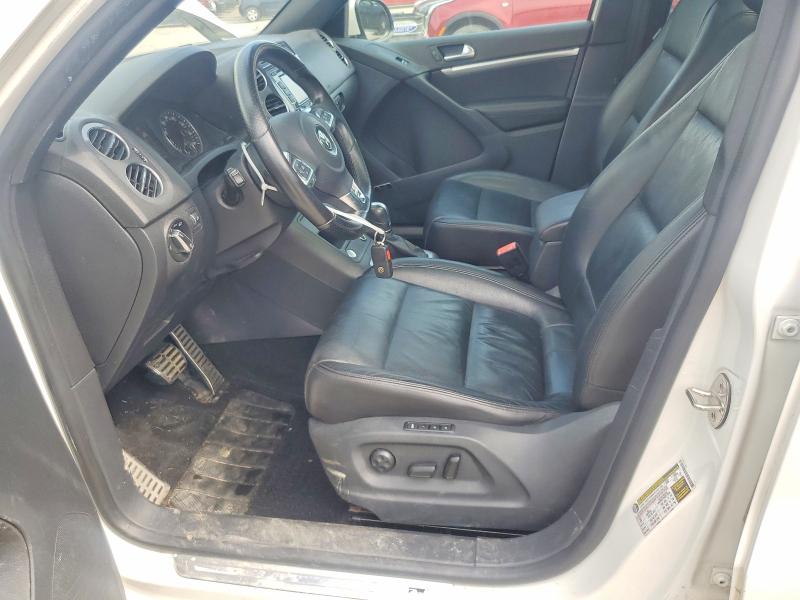 2014 Volkswagen Tiguan VIN WVGBV3AX5EW026066 COPART salvage auction — WATER/FLOOD, VA - CERT OF TITLE-SALVAGE WATER, sold $1,350 on 2026-07-23 (photo 7)