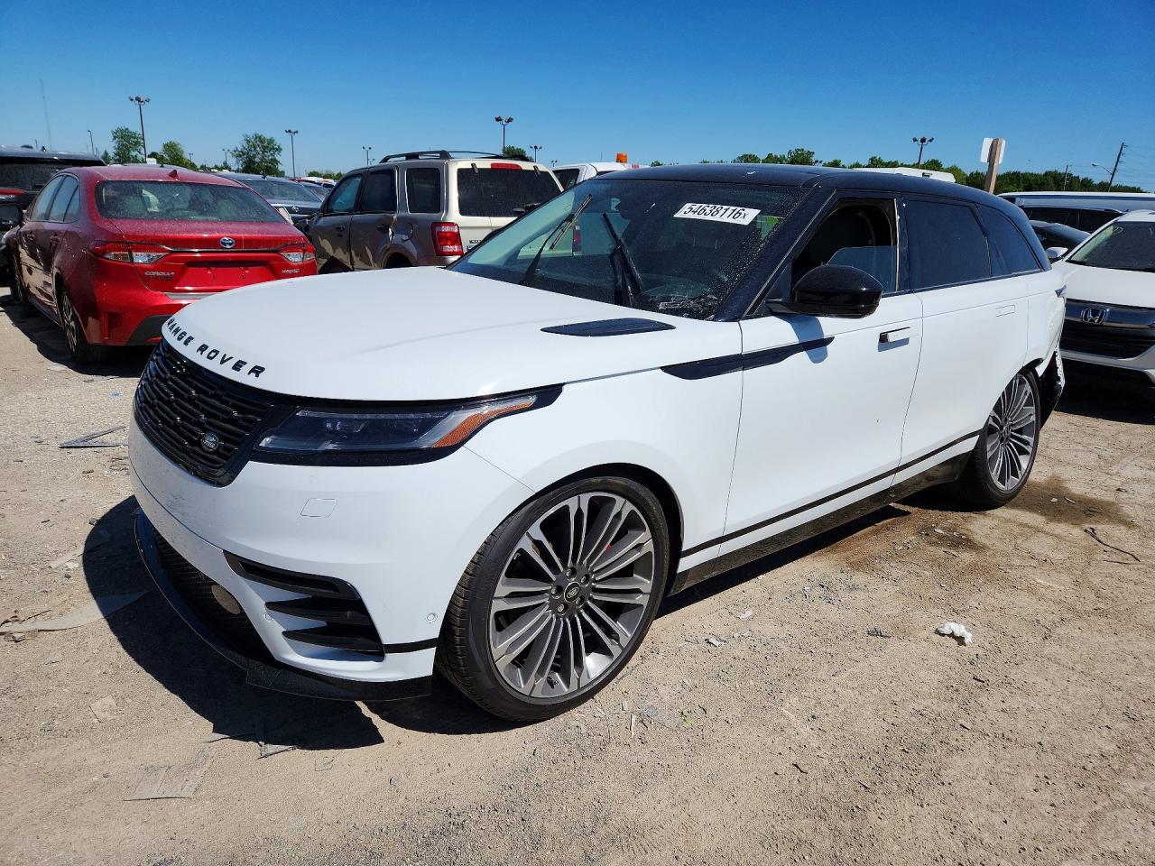 2025 Land Rover Range Rover Velar VIN SALYL2EX1SA807628 — COPART salvage auction photo