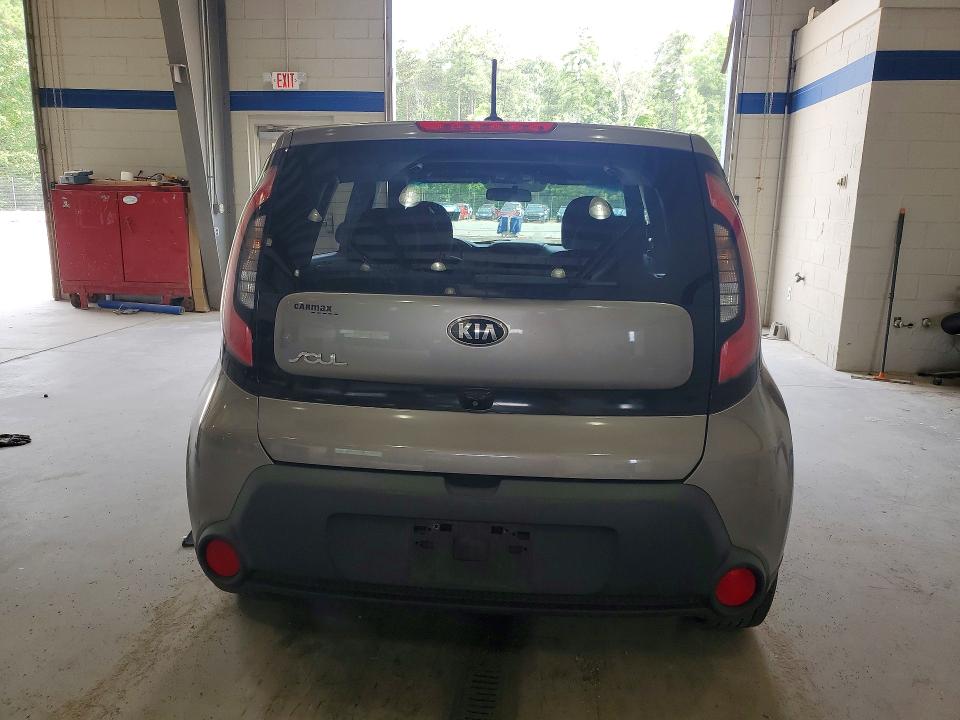 2015 Kia Soul VIN KNDJN2A27F7130424 COPART salvage auction — VANDALISM, Va - Cert Of Title - Salvage, sold $825 on 2026-07-31 (photo 6)