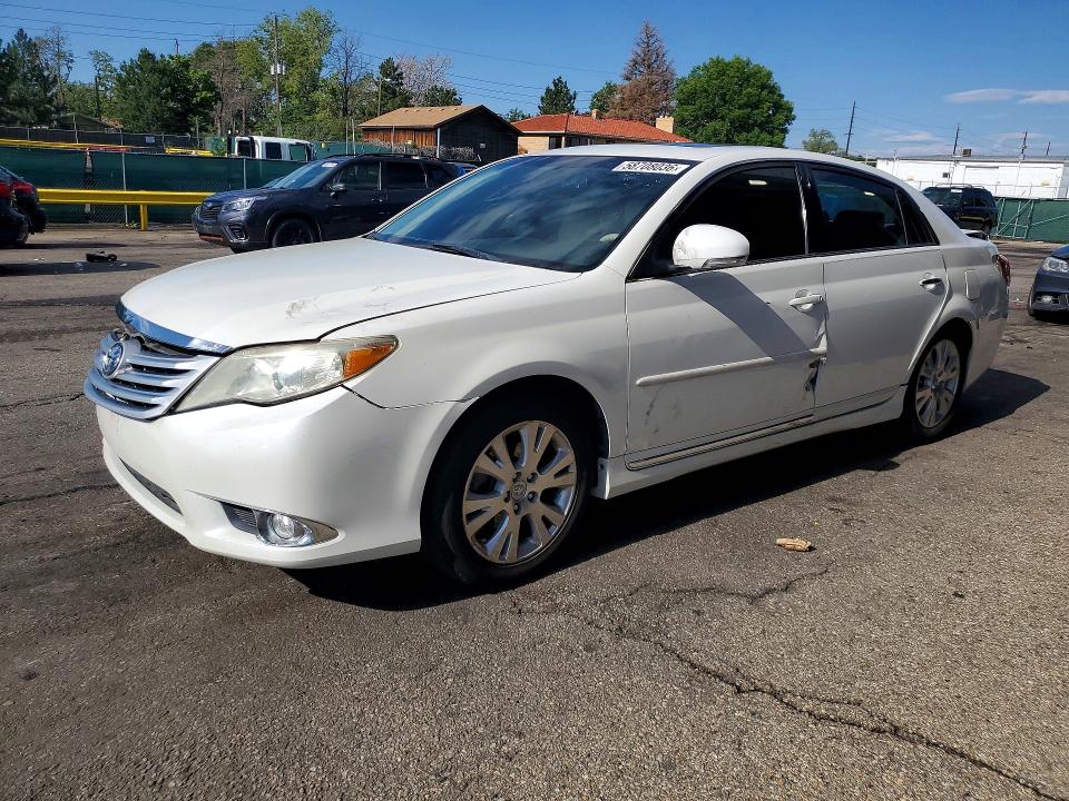 2011 Toyota Avalon VIN 4T1BK3DB5BU410428 COPART salvage auction — REAR END, CO - PUBLIC - SALVAGE TITLE (P), sold $750 on 2026-07-09 (photo 1)