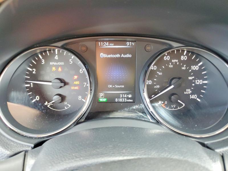 2017 Nissan Rogue VIN KNMAT2MT2HP550623 COPART salvage auction — FRONT END, Tx - Salvage Vehicle Title, sold $3,000 on 2026-07-10 (photo 9)