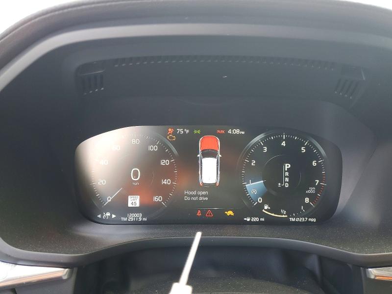 2018 Volvo Xc60 VIN LYVA22RL2JB117302 COPART salvage auction — FRONT END, Mi - Certificate Of Title, sold $425 on 2026-07-29 (photo 9)