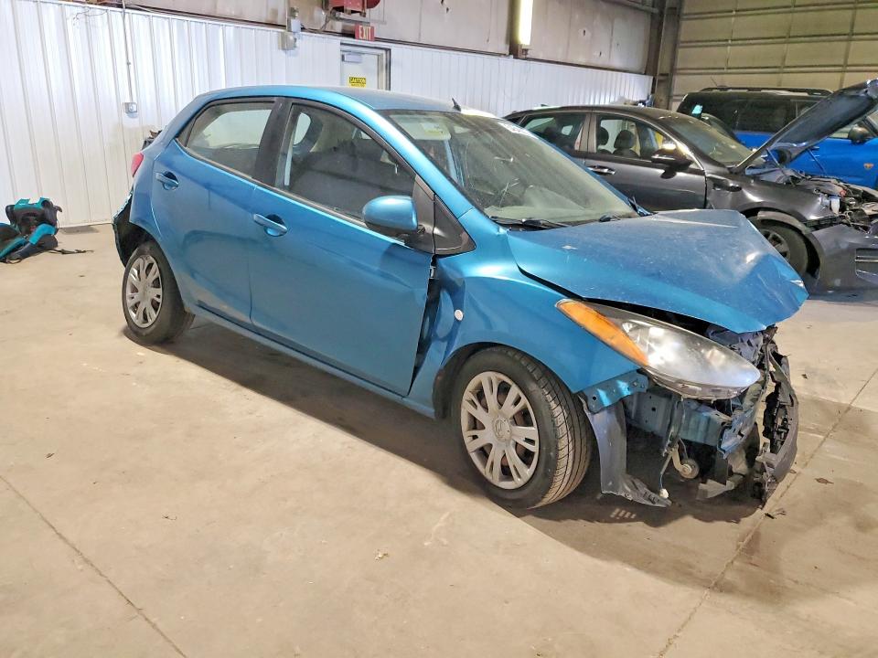 2012 Mazda 2 VIN JM1DE1KZ3C0135465 COPART salvage auction — FRONT END, Il - Salvage Certificate, sold $350 on 2026-07-22 (photo 4)