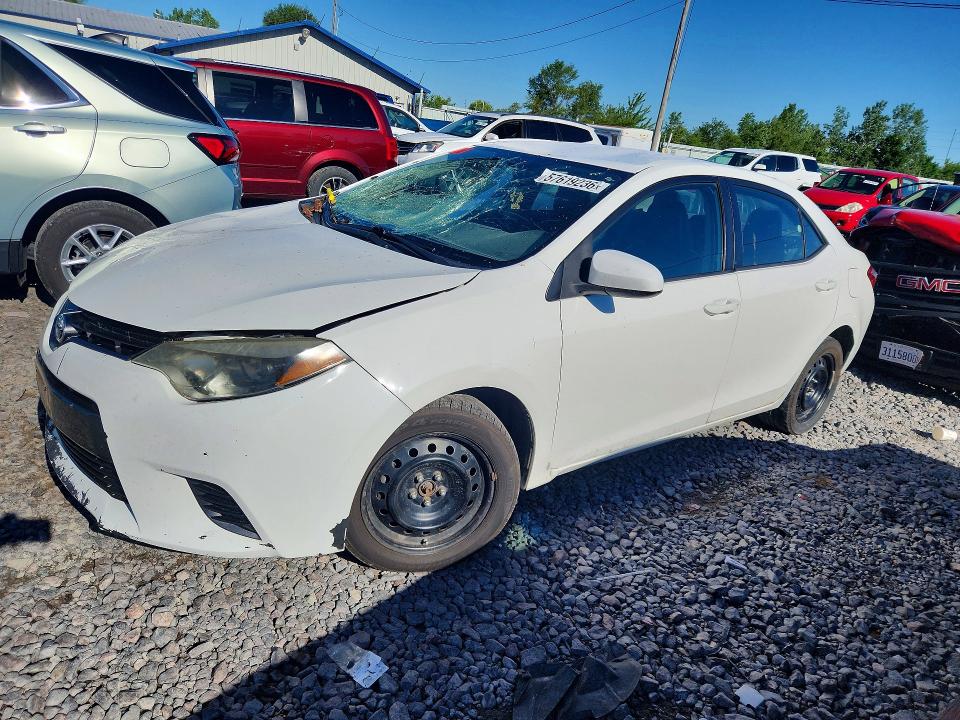 2015 Toyota VIN 5YFBURHE0FP245509 COPART salvage auction — ROOF, Il - Salvage Certificate, sold $1,900 on 2026-07-27 (photo 1)