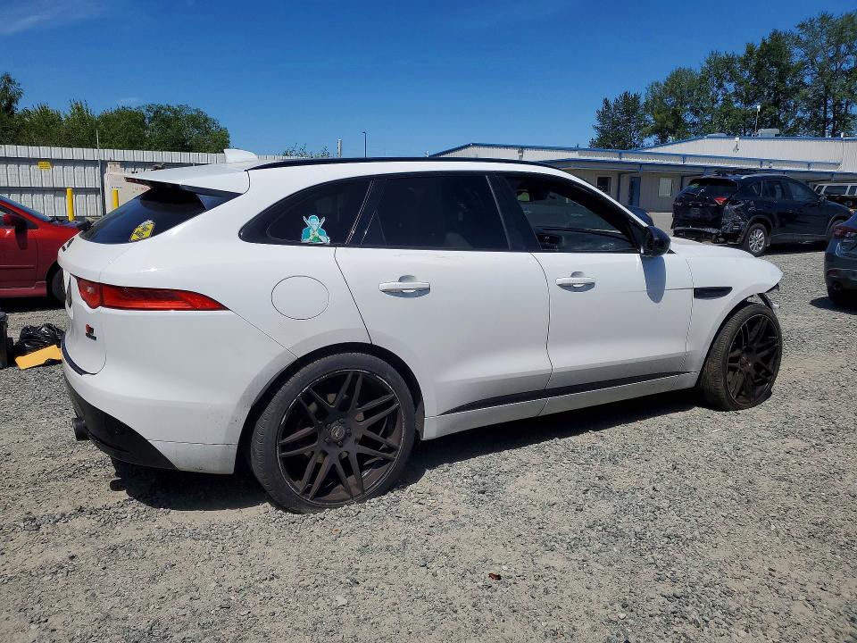 2018 Jaguar F-pace VIN SADCM2FV2JA250775 COPART salvage auction — FRONT END, Wa - Bill Of Sale, sold $3,650 on 2026-07-06 (photo 3)