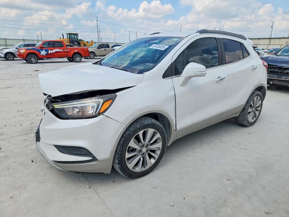 2017 Buick Encore VIN KL4CJASB6HB185048 COPART salvage auction — FRONT END, Tx - Salvage Vehicle Title, sold $1,750 on 2026-07-31 (photo 1)