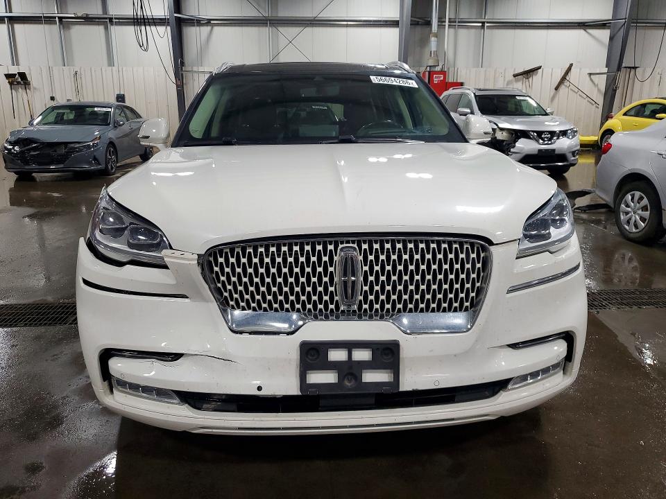 2022 Lincoln Aviator VIN 5LM5J7XC7NGL02792 COPART salvage auction — REAR END, MN - CERT OF TITLE-SALVAGE, sold $7,000 on 2026-07-28 (photo 5)