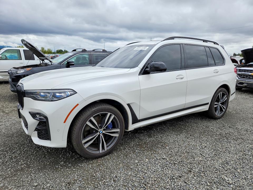 2019 BMW X7 VIN 5UXCX4C56KLS36014 COPART salvage auction — MINOR DENT/SCRATCHES, Wi - Certificate Of Title, sold $17,300 on 2026-07-28 (photo 1)