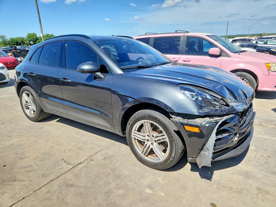 2021 Porsche Macan VIN WP1AA2A50MLB03879 COPART salvage auction — FRONT END, Tx - Salvage Vehicle Title, sold $19,300 on 2026-07-20 (photo 4)