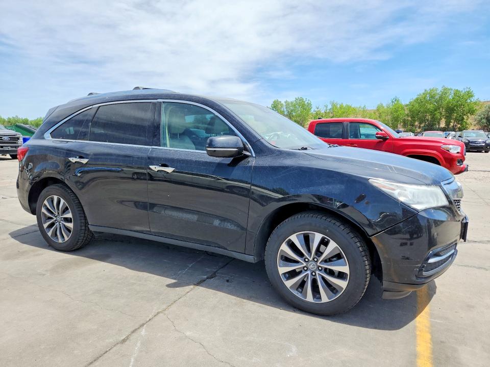 2016 Acura Mdx VIN 5FRYD4H41GB036683 COPART salvage auction — FRONT END, Co - Certificate Of Title, sold $2,500 on 2026-08-03 (photo 4)