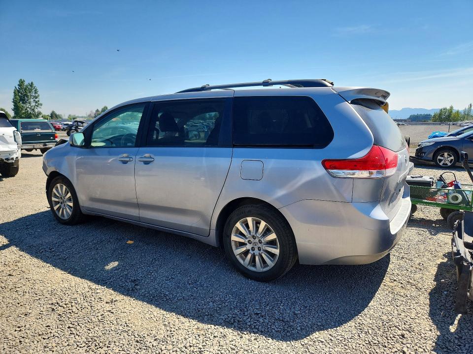 2012 Toyota Sienna VIN 5TDJK3DC0CS037460 COPART salvage auction — FRONT END, Or - Salvage Title Certificate, sold $1,650 on 2026-07-28 (photo 2)