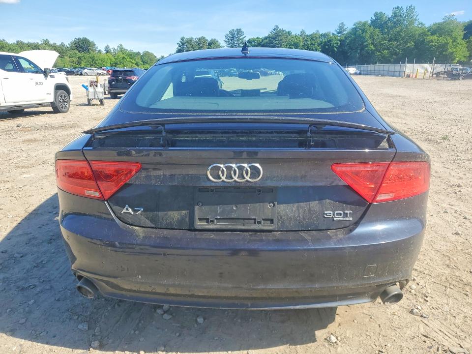2012 Audi A7 VIN WAUYGAFC2CN037254 COPART salvage auction — FRONT END, Mt - Certificate Of Title, sold $1,600 on 2026-07-09 (photo 6)