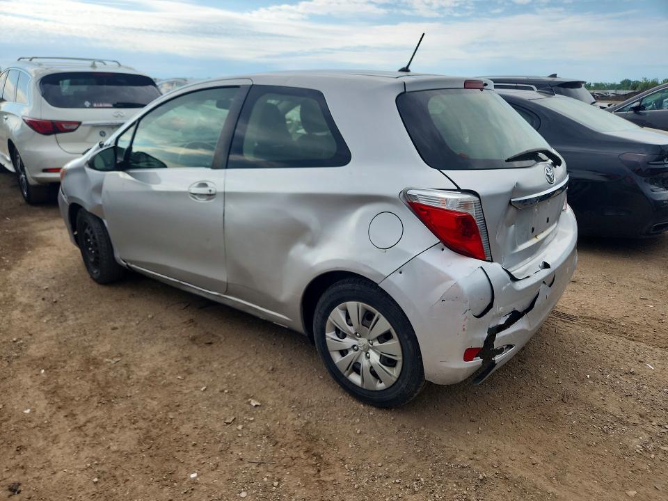 2014 Toyota Yaris VIN JTDJTUD35ED585276 COPART salvage auction — SIDE, Il - Certificate Of Title, sold $425 on 2026-07-14 (photo 2)
