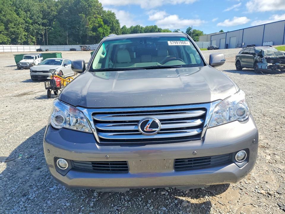 2010 Lexus Gx 460 VIN JTJBM7FXXA5011986 COPART salvage auction — FRONT END, Ga - Certificate Of Title, sold $7,400 on 2026-07-27 (photo 5)
