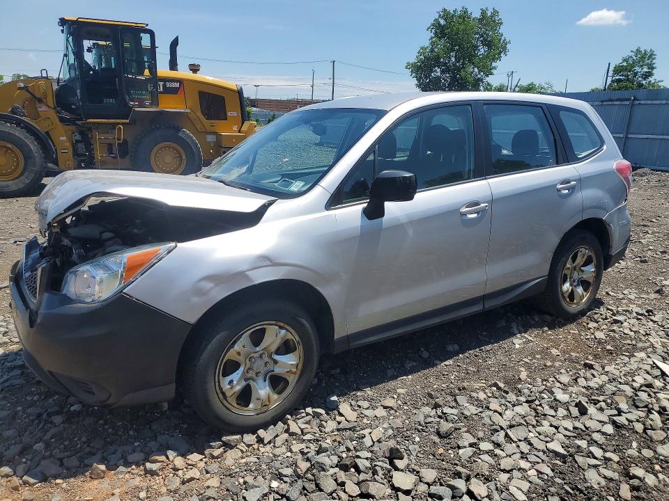 2014 Subaru Forester VIN JF2SJAAC2EH411995 COPART salvage auction — FRONT END, Ny - Cert Of Title-Salvage, sold $450 on 2026-07-28 (photo 1)