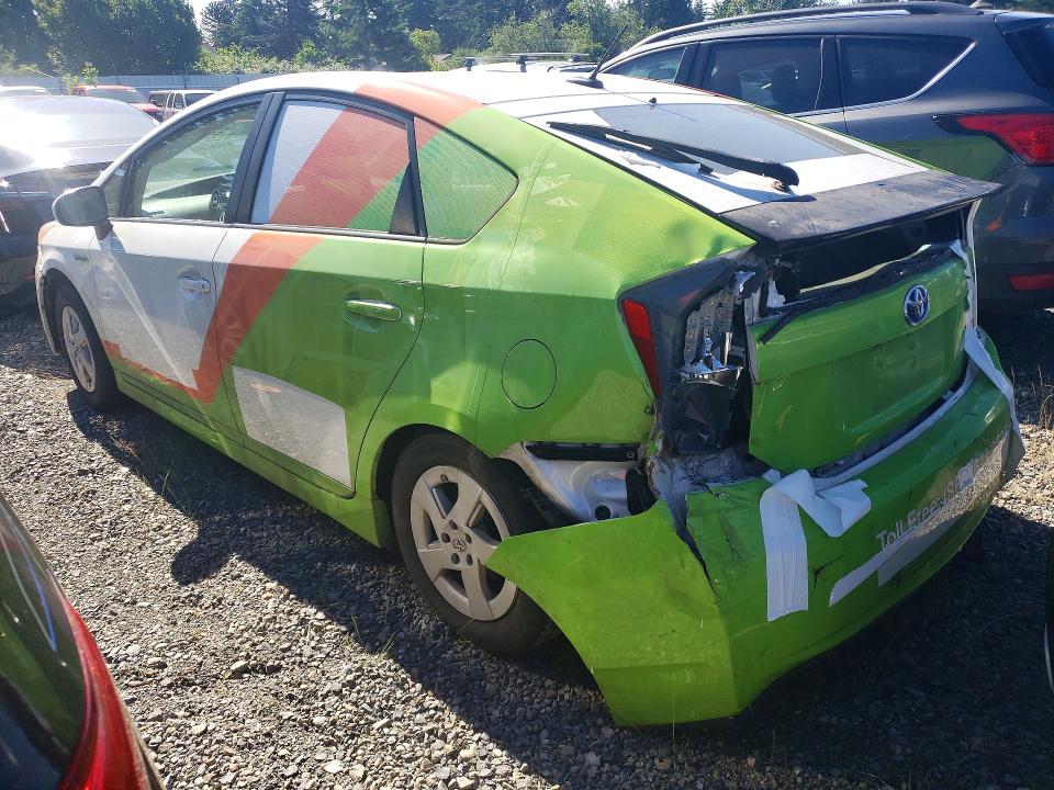2010 Toyota Prius VIN JTDKN3DU2A1263112 COPART salvage auction — REAR END, WA - BILL OF SALE, sold $525 on 2026-07-24 (photo 2)