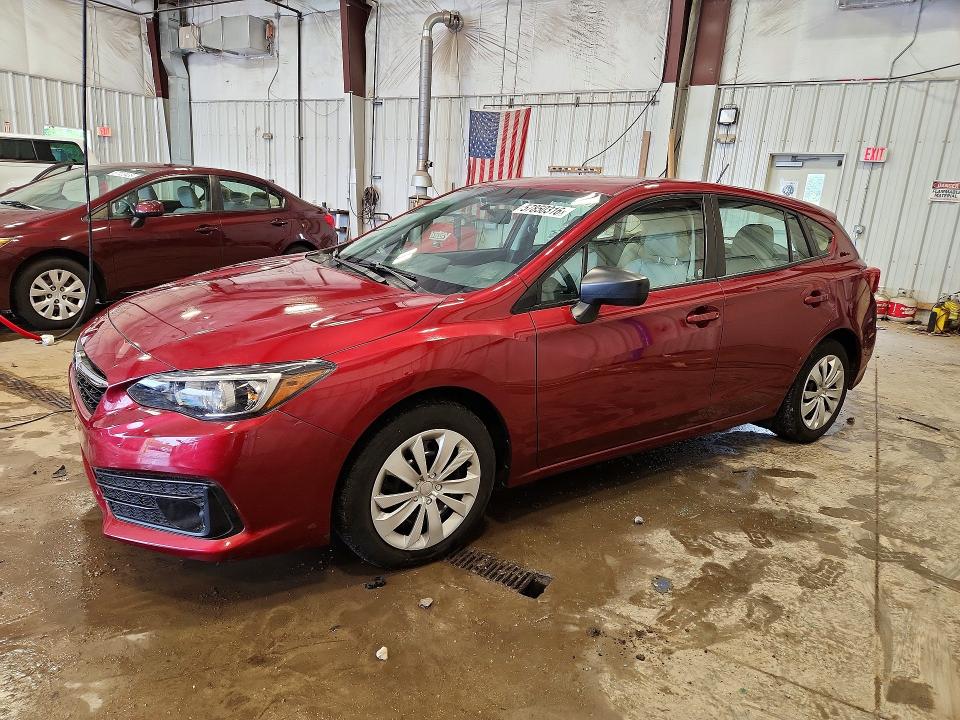 2023 Subaru Impreza VIN 4S3GTAB65P3710582 COPART salvage auction — HAIL, Wi - Salvage - Multiple Brands, sold $8,600 on 2026-07-27 (photo 1)