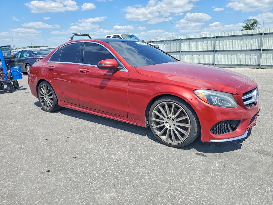 2016 Mercedes-benz C-klasse VIN 55SWF4JB0GU101792 COPART salvage auction — FRONT END, Nc - Dealer Only Clean Title, sold $4,250 on 2026-07-09 (photo 4)
