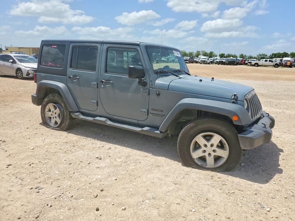 2015 Jeep Wrangler / VIN 1C4BJWDG7FL626295 COPART salvage auction — FRONT END, Tx - Salvage Vehicle Title, sold $3,600 on 2026-07-02 (photo 4)