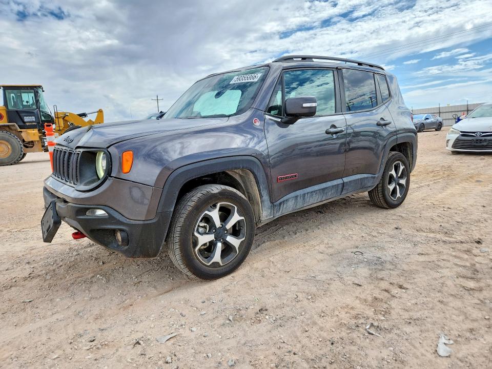 2021 Jeep Renegade VIN ZACNJDC11MPM71392 COPART salvage auction — FRONT END, Tx - Salvage Vehicle Title, sold $5,200 on 2026-08-19 (photo 1)