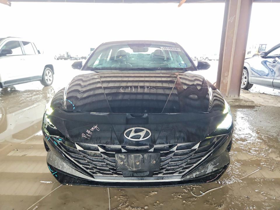 2021 Hyundai Elantra VIN KMHLP4AGXMU118403 COPART salvage auction — REAR END, Tx - Salvage Vehicle Title, sold $2,050 on 2026-07-31 (photo 5)