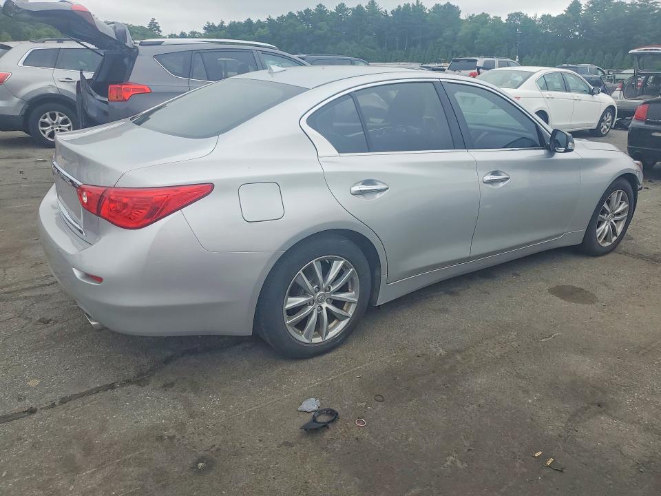 2017 Infiniti VIN JN1EV7AR8HM832450 COPART salvage auction — FRONT END, Wv - Salvage Certificate, sold $3,600 on 2026-07-30 (photo 3)