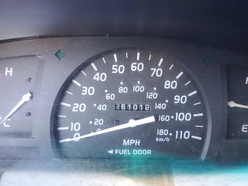 2002 Toyota Tacoma VIN 5TENL42N62Z048554 COPART salvage auction — FRONT END, Ca - Salvage Certificate, sold $2,650 on 2026-07-13 (photo 9)