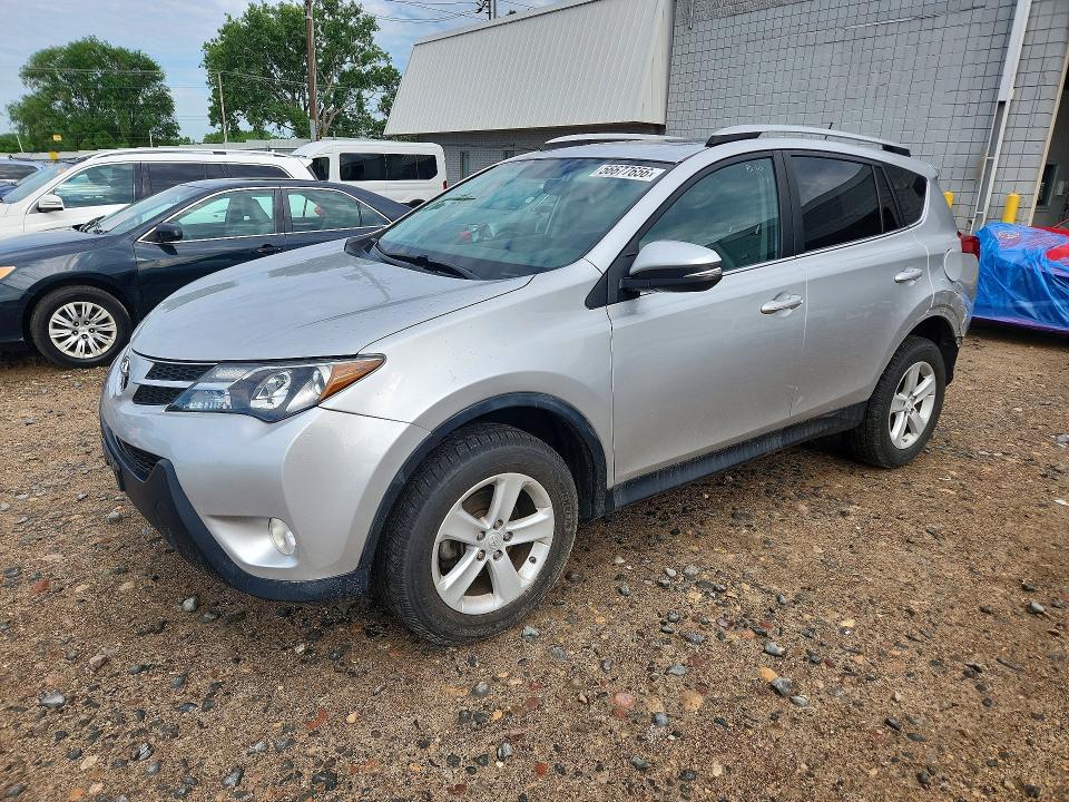 2014 Toyota Rav 4 VIN 2T3RFREV3EW156213 COPART salvage auction — REAR END, Mn - Cert Of Title-Salvage, sold $6,300 on 2026-07-02 (photo 1)