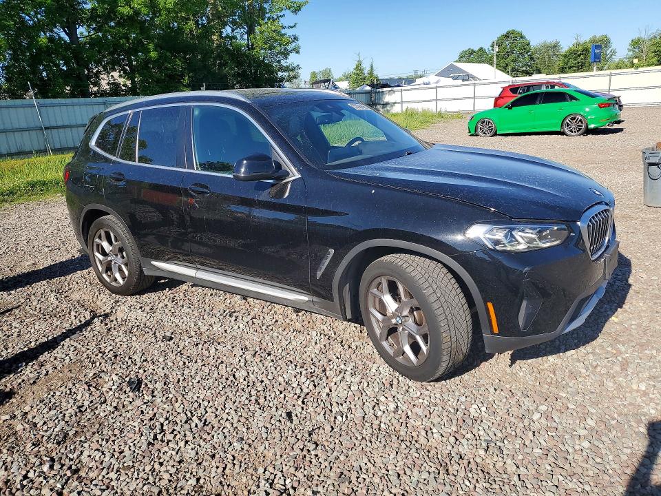 2023 BMW X3 VIN 5UX53DP00P9R38739 COPART salvage auction — REAR END, Ny - Mv-907A Salvage Certificate, sold $15,000 on 2026-07-08 (photo 4)