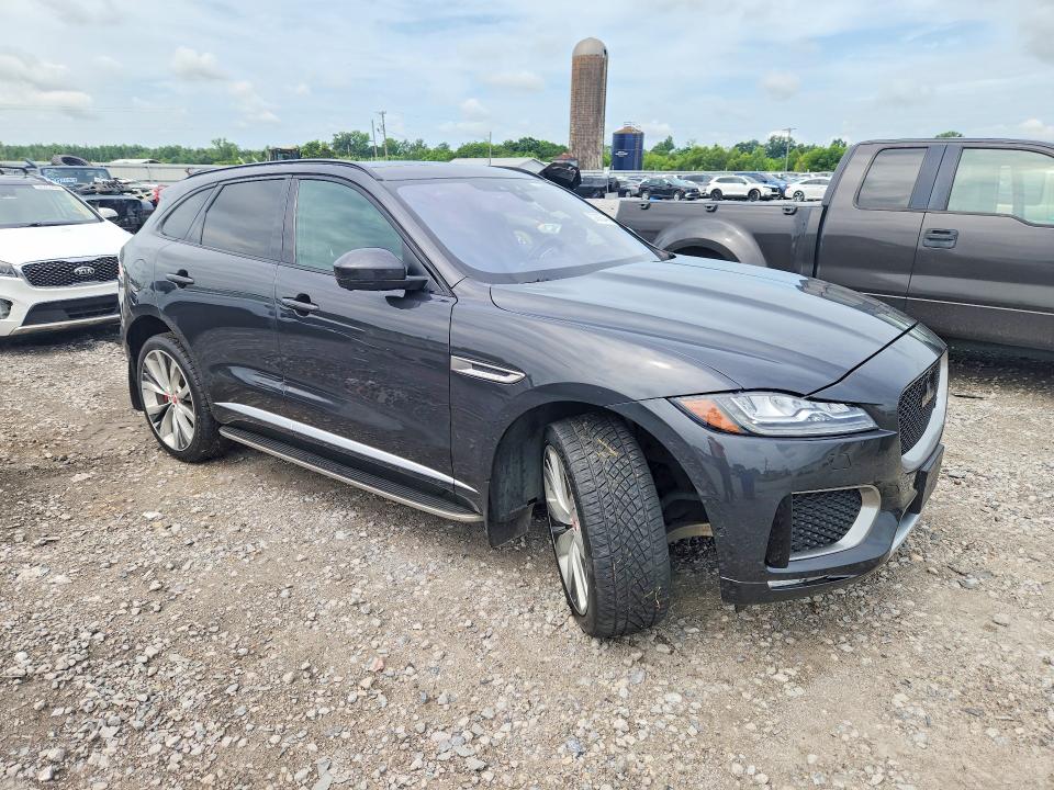 2017 Jaguar F-pace VIN SADCM2BV8HA889789 COPART salvage auction — FRONT END, AL - CERT OF TITLE-SALVAGE TITLE, sold $5,700 on 2026-07-30 (photo 4)