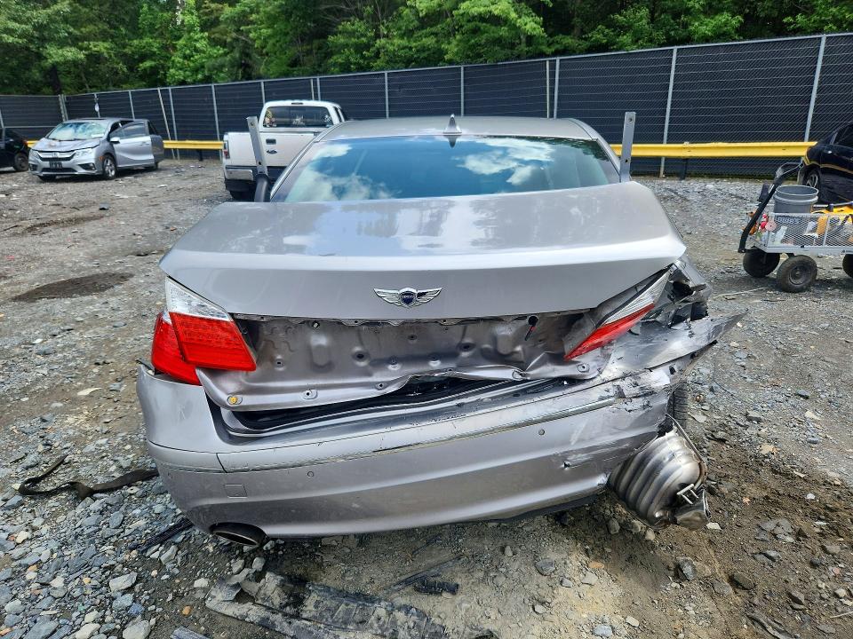 2011 Hyundai Genesis VIN KMHGC4DF0BU133019 COPART salvage auction — REAR END, MD - CERT OF SALVAGE > 75% DAMAGE (P), sold $375 on 2026-07-17 (photo 6)
