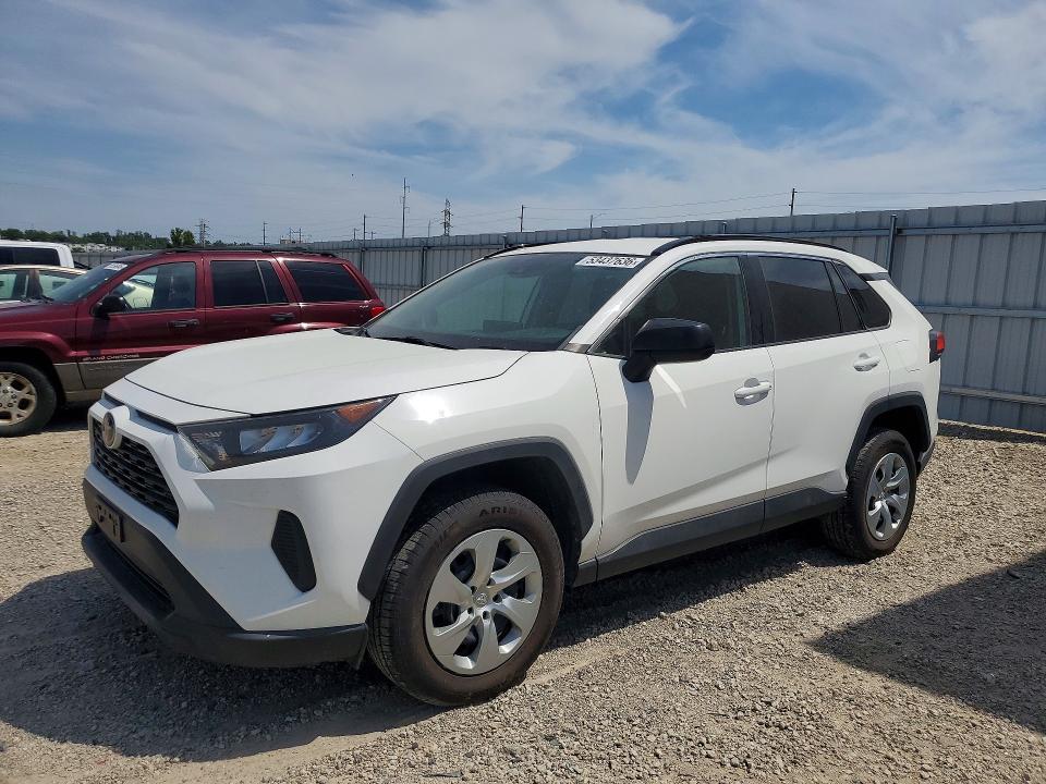 2020 Toyota Rav 4 VIN 2T3F1RFV0LW087543 COPART salvage auction — HAIL, Ia - Cert Of Title-Salvage Title, sold $450 on 2026-07-29 (photo 1)