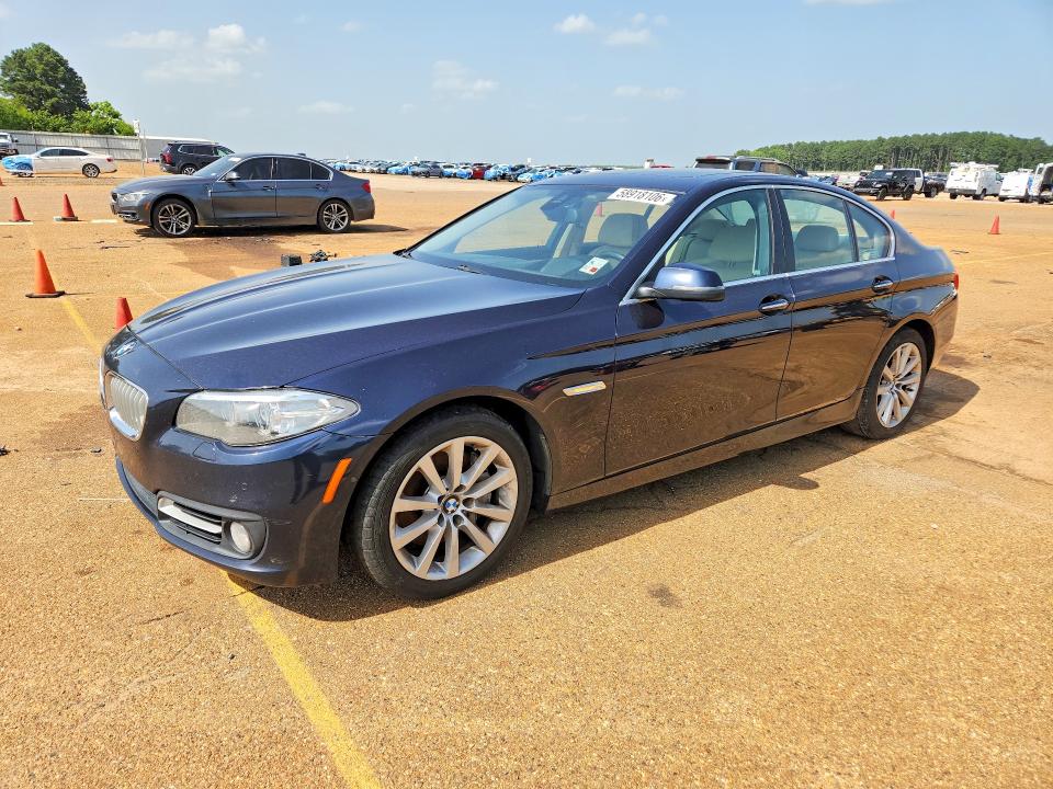 2015 BMW 5er VIN WBAKP9C50FD980005 COPART salvage auction — WATER/FLOOD, TX - SALVAGE TITLE-FLOOD DAMAGE (P), sold $550 on 2026-07-27 (photo 1)