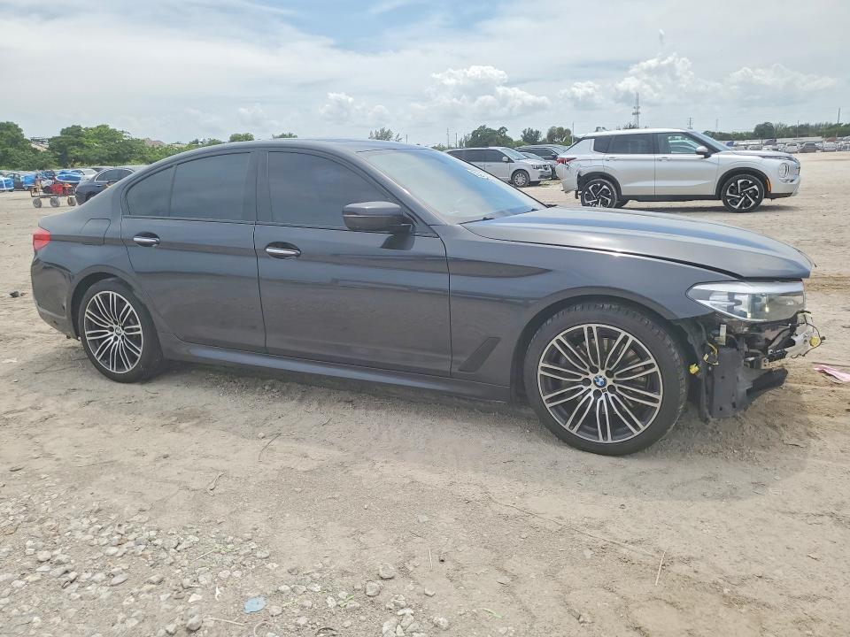 2018 BMW 5er VIN WBAJE5C56JWA96533 COPART salvage auction — FRONT END, Fl - Cert Of Title Slvg Rebuildable, sold $7,300 on 2026-08-20 (photo 4)