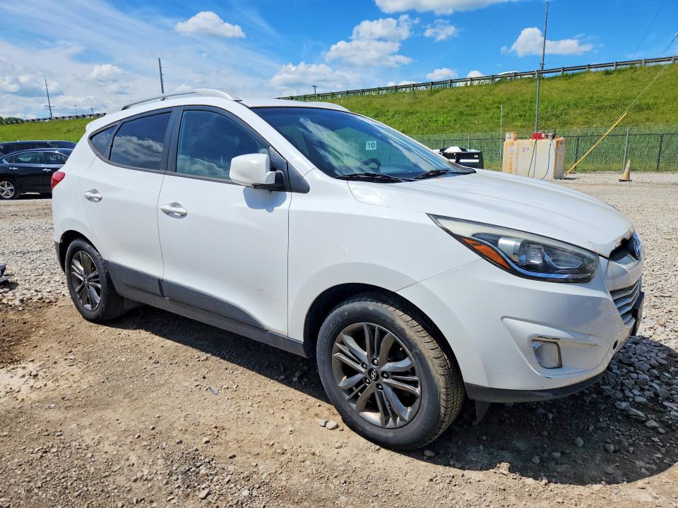 2014 Hyundai VIN KM8JUCAG6EU875388 COPART salvage auction — NORMAL WEAR, Oh - Certificate Of Title, sold $925 on 2026-07-08 (photo 4)
