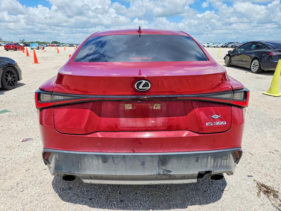 2022 Lexus Is VIN JTHDA1D26N5121740 COPART salvage auction — FRONT END, Tx - Salvage Vehicle Title, sold $3,650 on 2026-07-23 (photo 6)