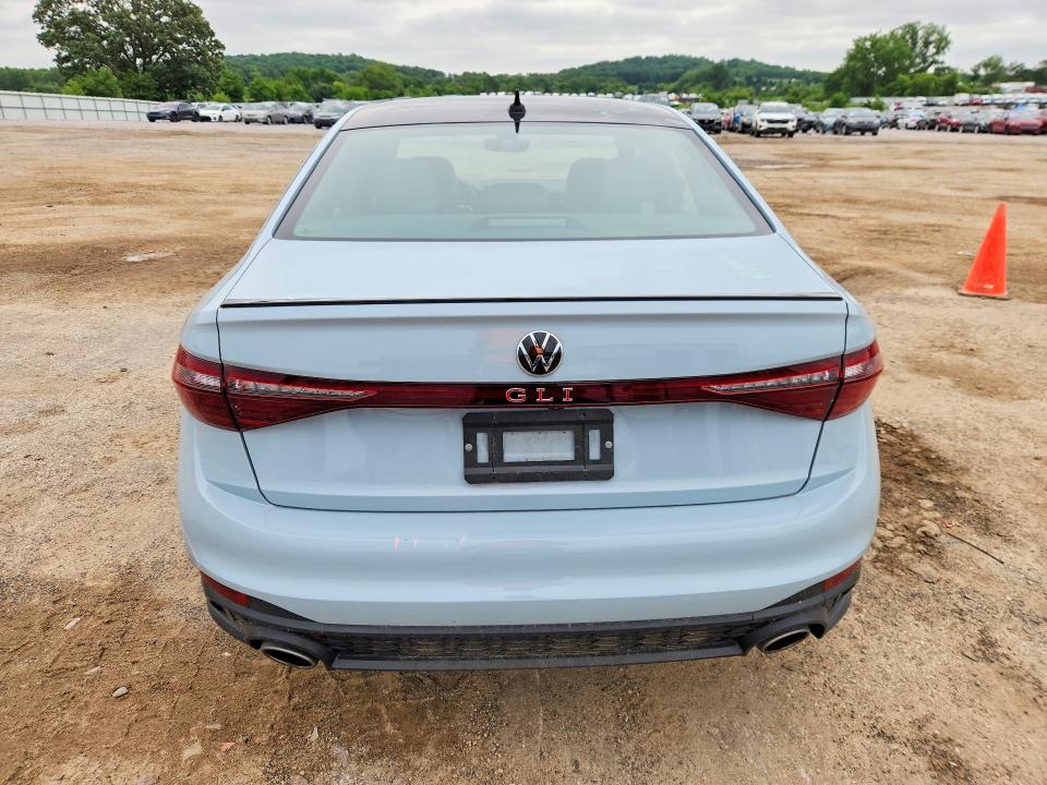 2025 Volkswagen VIN 3VW2T7BUXSM053990 COPART salvage auction — HAIL, Salvage Title, sold $13,400 on 2026-07-28 (photo 6)