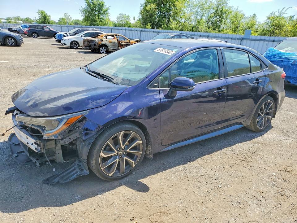 2020 Toyota Corolla VIN 5YFB4RBE8LP016838 COPART salvage auction — FRONT END, ON - PERMIT NO BRAND - UNFIT, sold $9,500 on 2026-07-02 (photo 1)