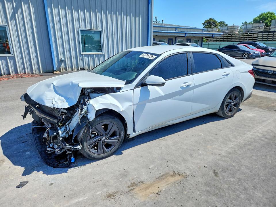 2021 Hyundai VIN 5NPLS4AG2MH006613 COPART salvage auction — FRONT END, Ok - Cert Of Title-Salvage, sold $1,550 on 2026-07-17 (photo 1)