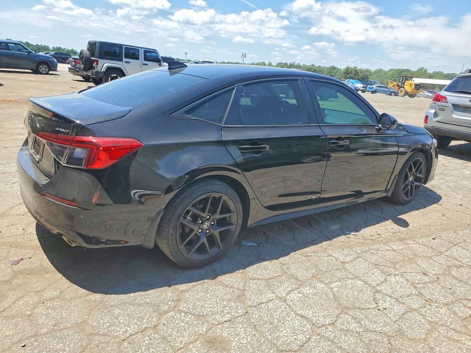 2024 Honda Civic VIN 2HGFE2F59RH590834 COPART salvage auction — FRONT END, Ga - Cert Of Title-Salvage, sold $8,700 on 2026-07-31 (photo 3)