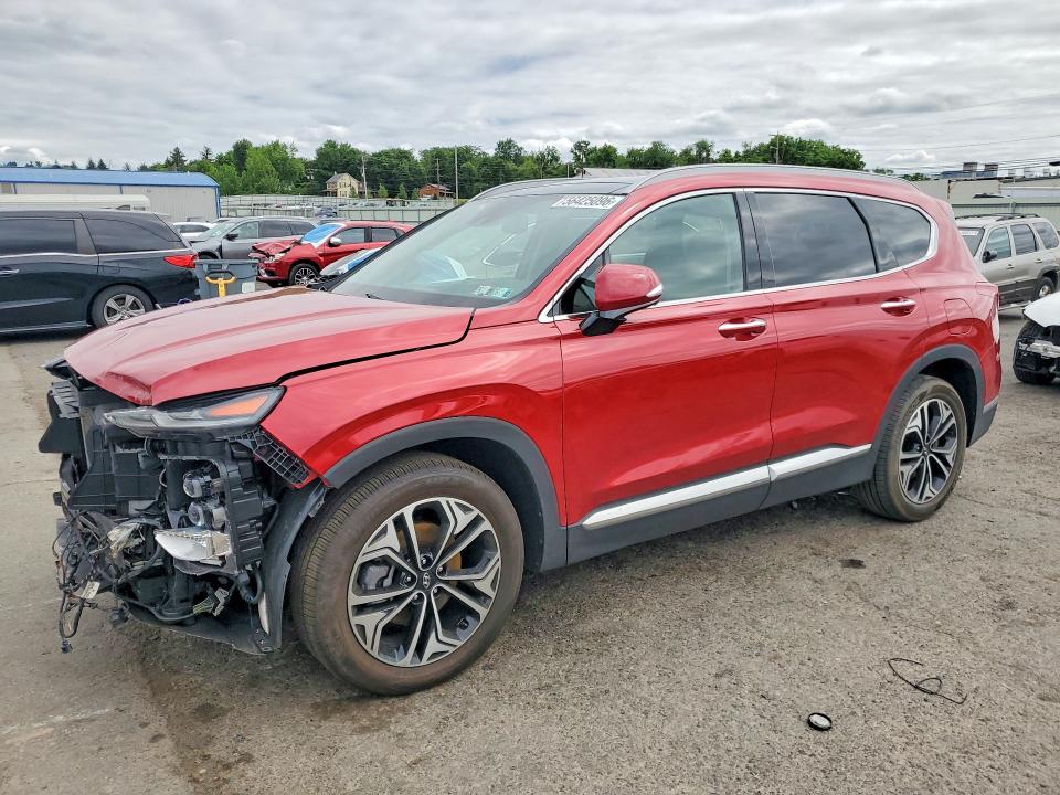 2019 Hyundai Santa fe VIN 5NMS53AA5KH051502 COPART salvage auction — FRONT END, PA - CERTIFICATE OF SALVAGE, sold $7,800 on 2026-07-02 (photo 1)