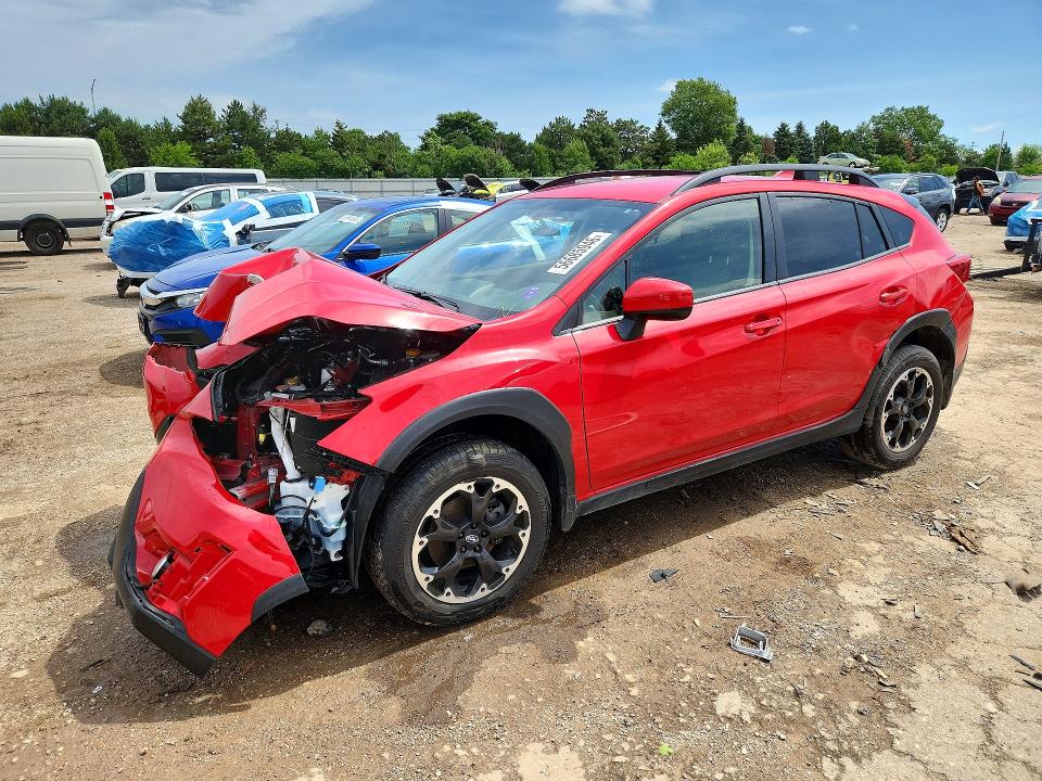 2021 Subaru Xv VIN JF2GTAPC4M8305165 COPART salvage auction — FRONT END, IL - SALVAGE CERTIFICATE, sold $2,250 on 2026-07-28 (photo 1)