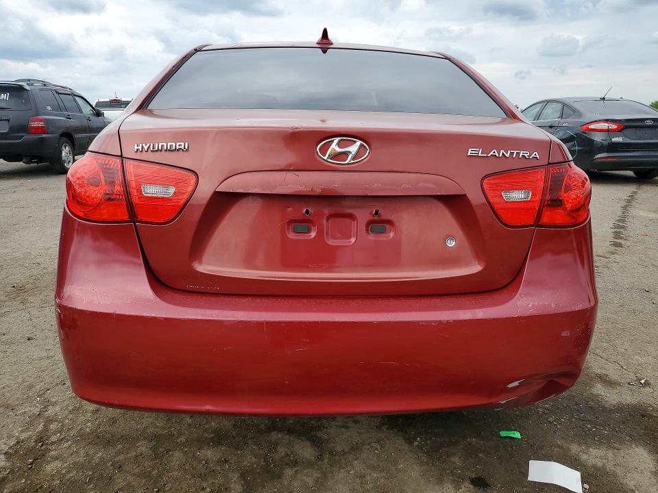 2009 Hyundai Elantra VIN KMHDU46D09U825223 COPART salvage auction — FRONT END, Pa - Certificate Of Salvage, sold $400 on 2026-07-31 (photo 6)