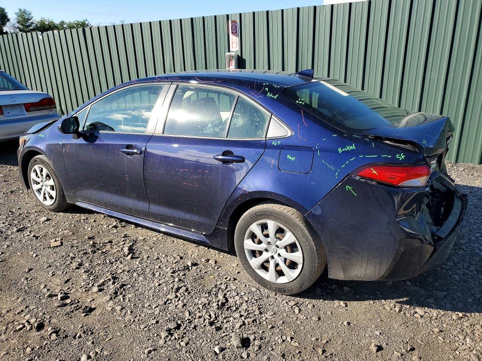 2021 Toyota Corolla VIN JTDEPMAEXMJ175388 COPART salvage auction — REAR END, Md - Cert Of Salvage < 75% Damage, sold $4,900 on 2026-07-06 (photo 2)