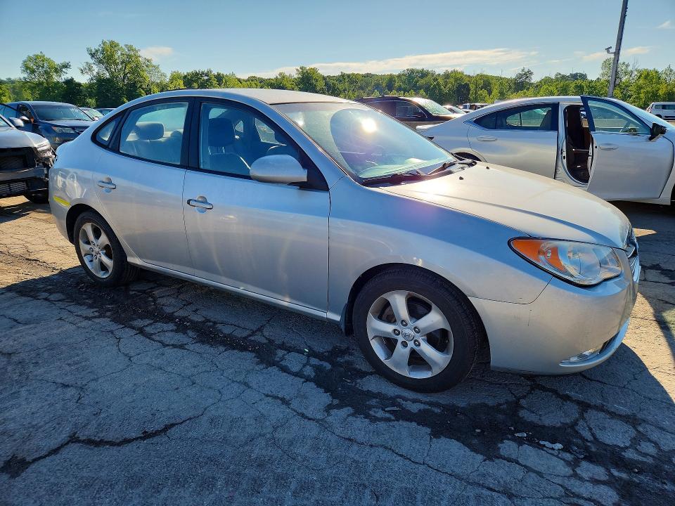 2007 Hyundai Elantra VIN KMHDU46D27U130013 COPART salvage auction — REAR END, Ny - Mv-907A Salvage Certificate, sold $900 on 2026-07-09 (photo 4)