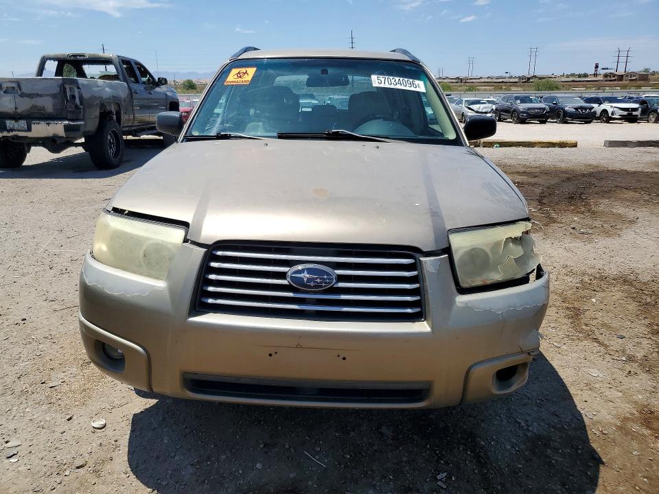 2008 Subaru Forester VIN JF1SG63628H710432 COPART salvage auction — FRONT END, Az - Cert Of Title - Salvage, sold $350 on 2026-07-06 (photo 5)