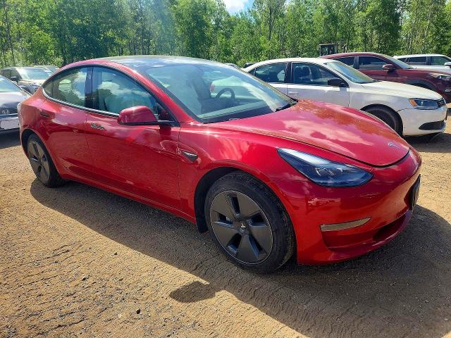 2022 Tesla Model 3 VIN 5YJ3E1EBXNF102834 COPART salvage auction — FRONT END, On - Permit Salvage, sold $9,600 on 2026-07-02 (photo 4)